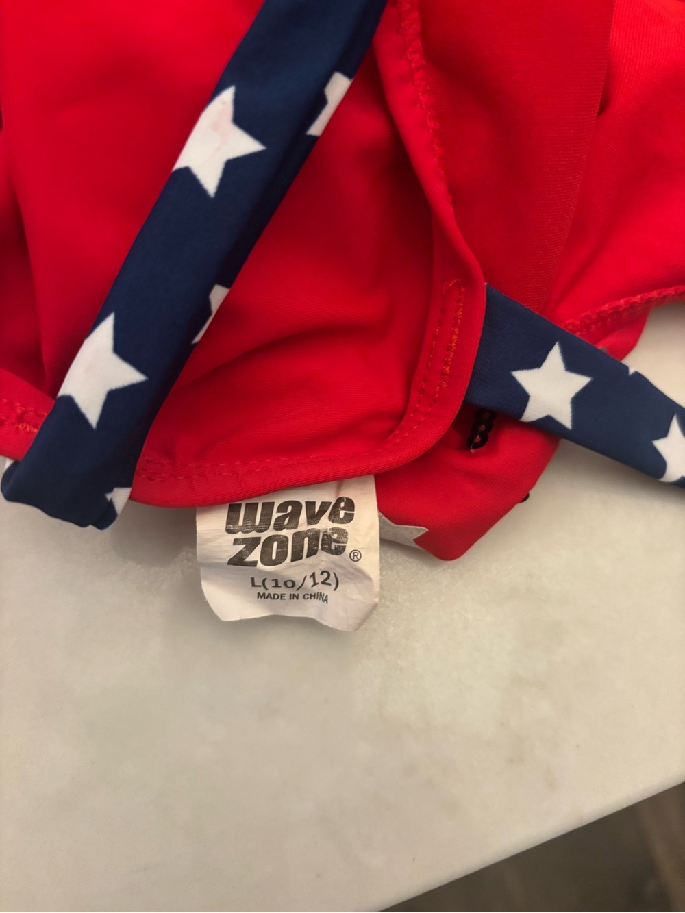 Red Star-Spangled Two-Piece Tankini Set - Picture 8 of 9
